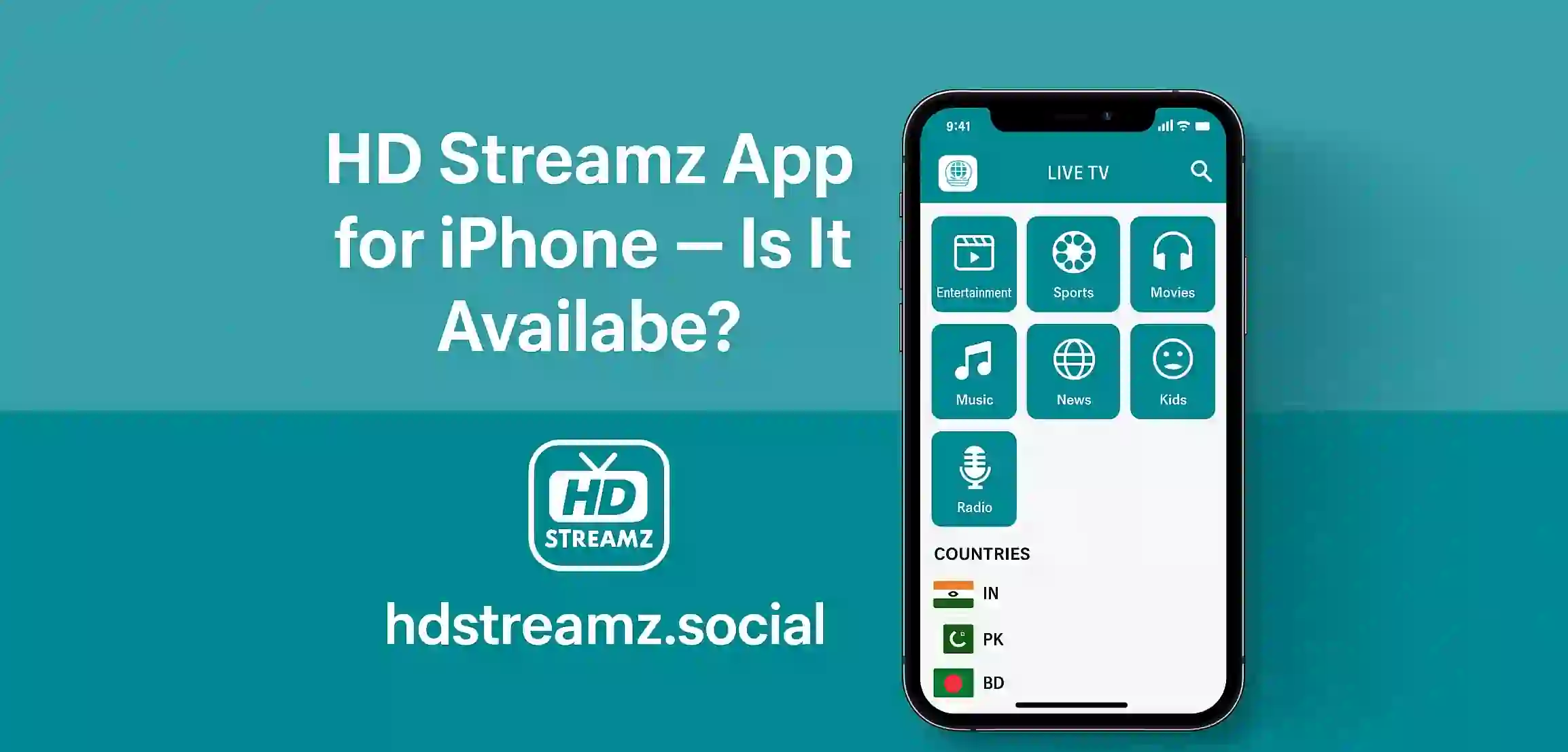 HD Streamz App for iPhone – Is It Available?