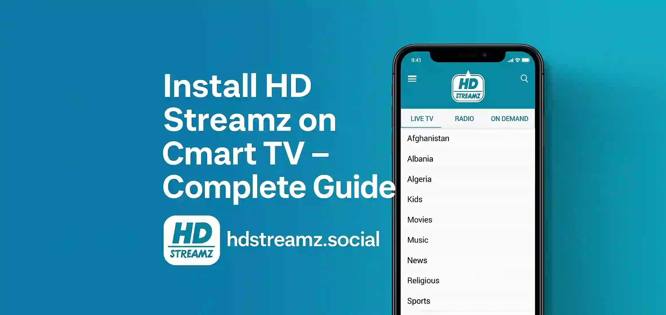 Install HD Streamz on Smart TV – Complete Guide
