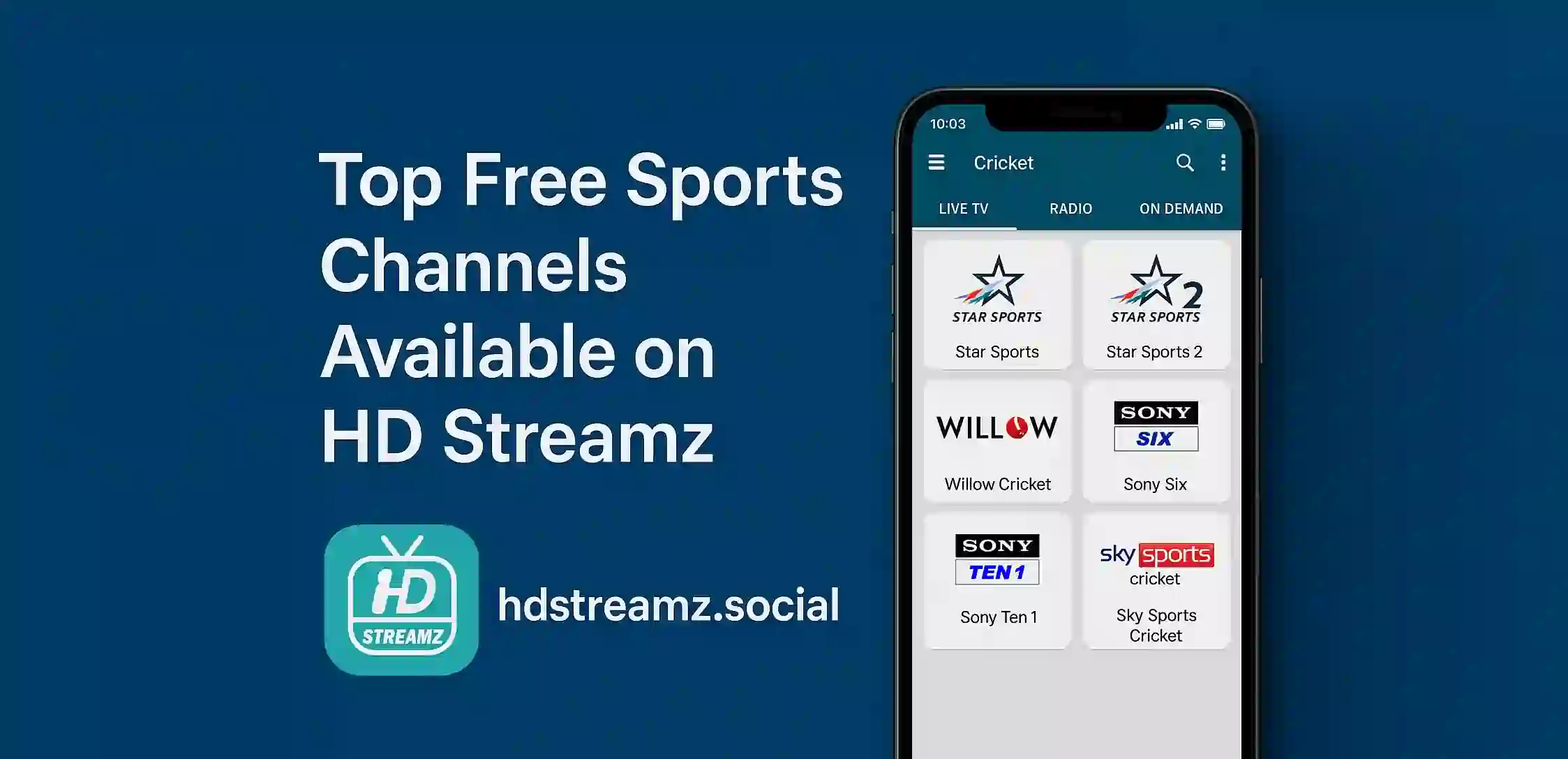 Top Free Sports Channels Available on HD Streamz