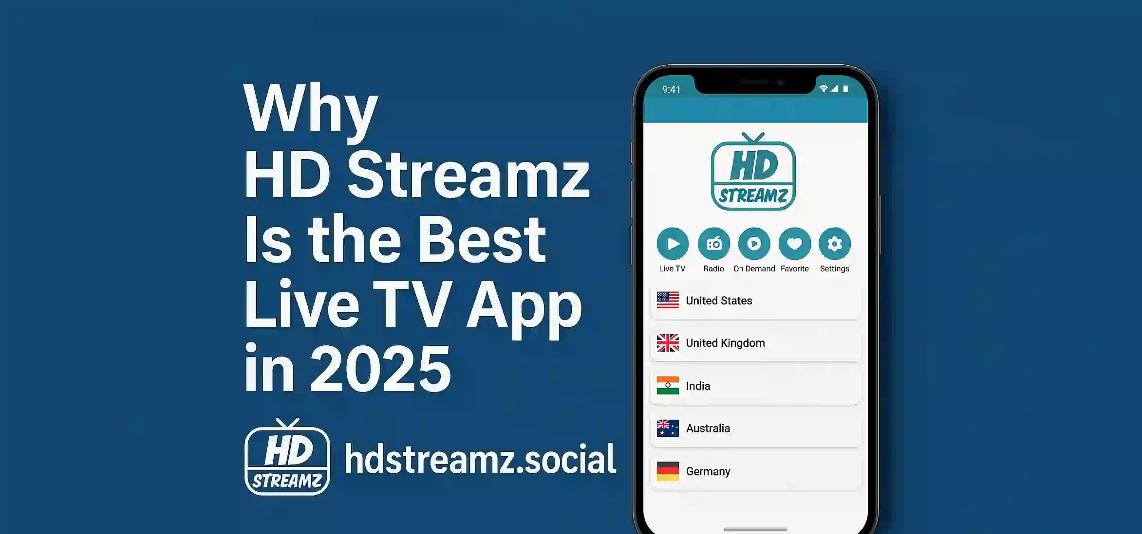 Why HD Streamz Is the Best Live TV App in 2025